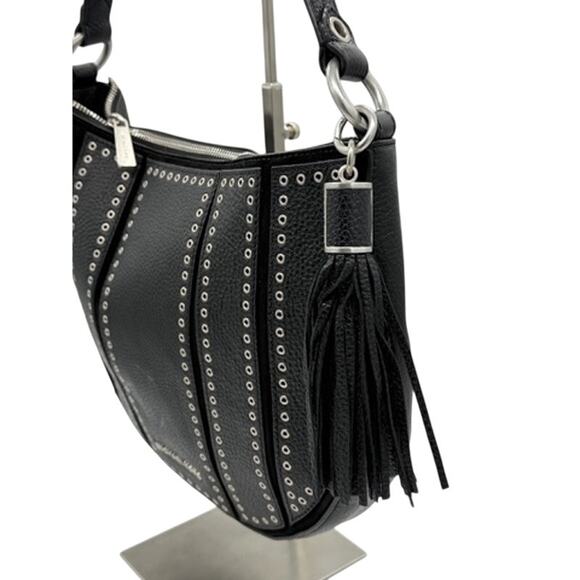 RETAIL $389 Michael Kors MICHAEL Brooklyn Grommet Applique Medium Hobo*NEW w/tag - Picture 6 of 15